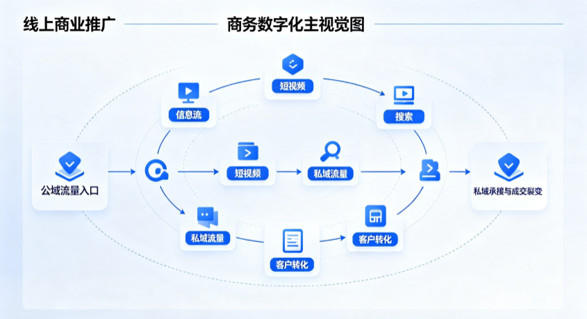 宁县线上商业推广怎么做？全域流量闭环搭建与低成本转化实战指南